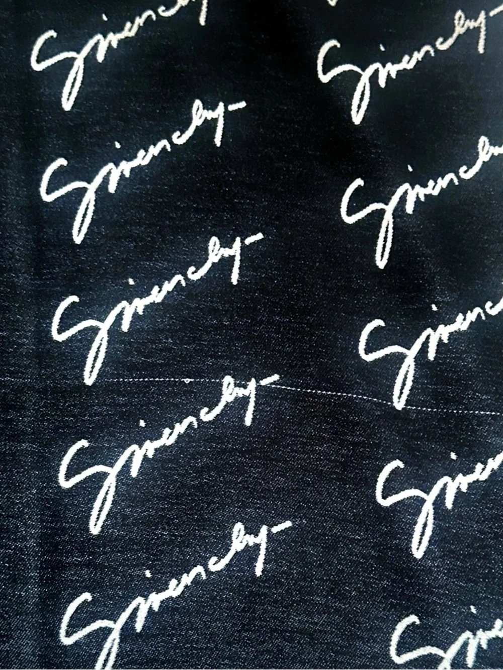 Givenchy Signature Two Sided Silk Logo Scarf Stole/Blanket